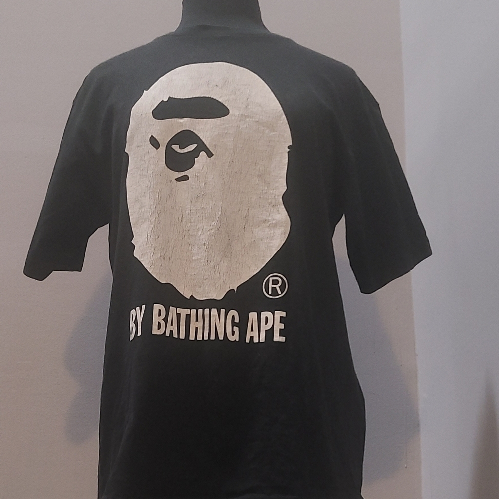 Bape Black and White Short Sleeve Tee